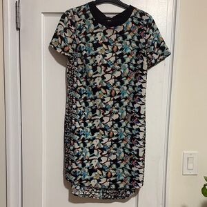 Truth NYC Multicolor Abstract Print Dress - Size Small
